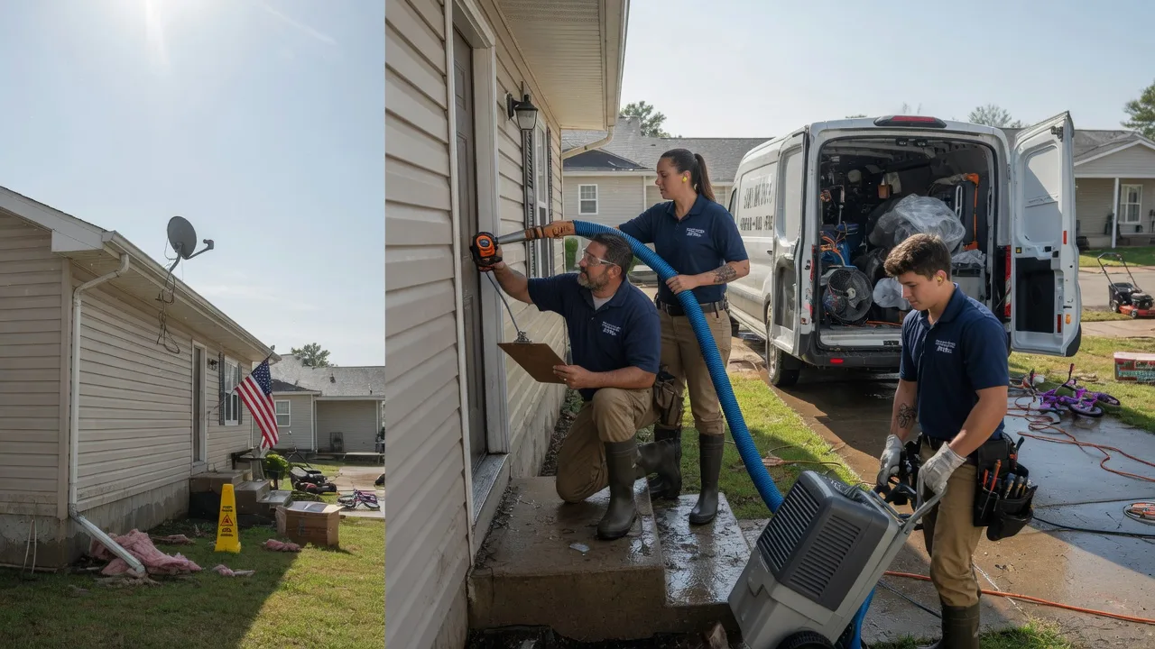 Ceiling Water Damage Restoration in Glenwood, MO near me